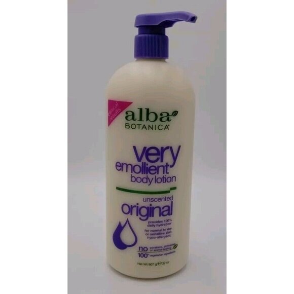 Alba Botanica Very Emollient Unscented Body Lotion 32oz - Picture 1 of 2